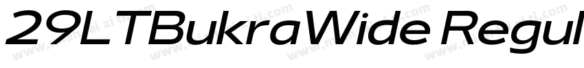 29LTBukraWide Regula字体转换
